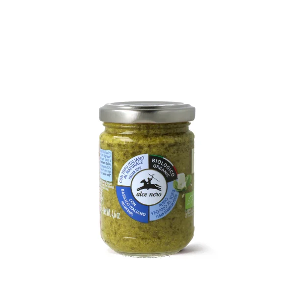pesto vegano alcenero Pesto Vegano al Tofu della linea Alce Nero