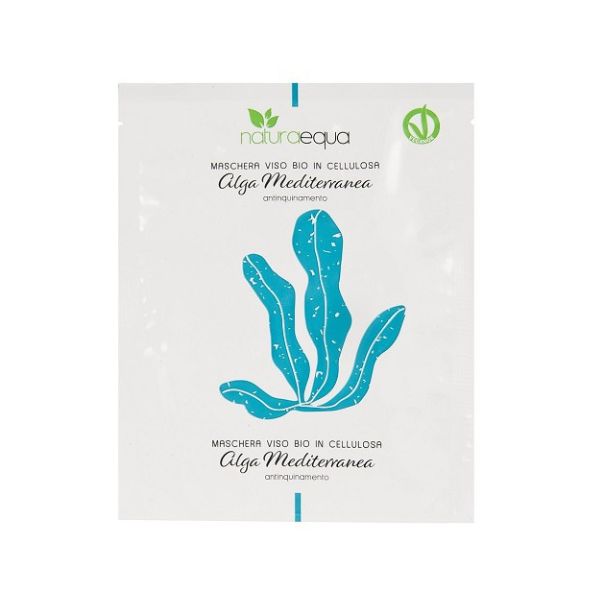 maschera viso all'alga mediterranea della linea di NaturaEqua