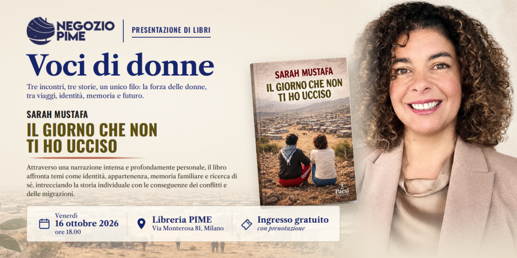 Prsentazione del libro "Il giorno che non ti ho ucciso" con Sarah Mustafa